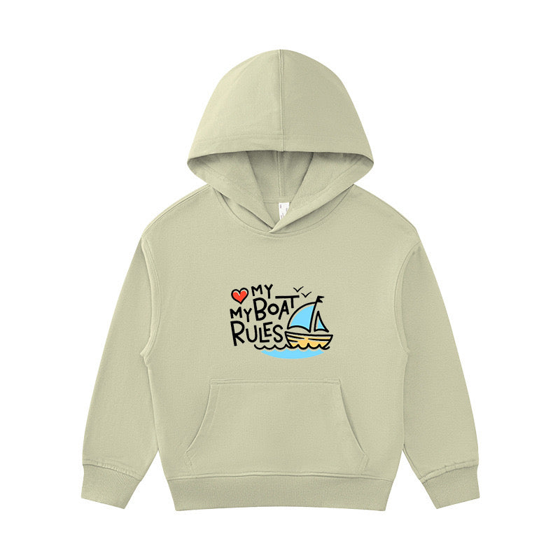 My Boat My Rules Kid's Hoodie