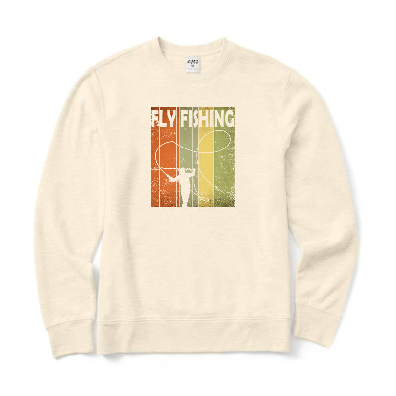 Vintage Fly Fishing Crewneck Sweatshirt