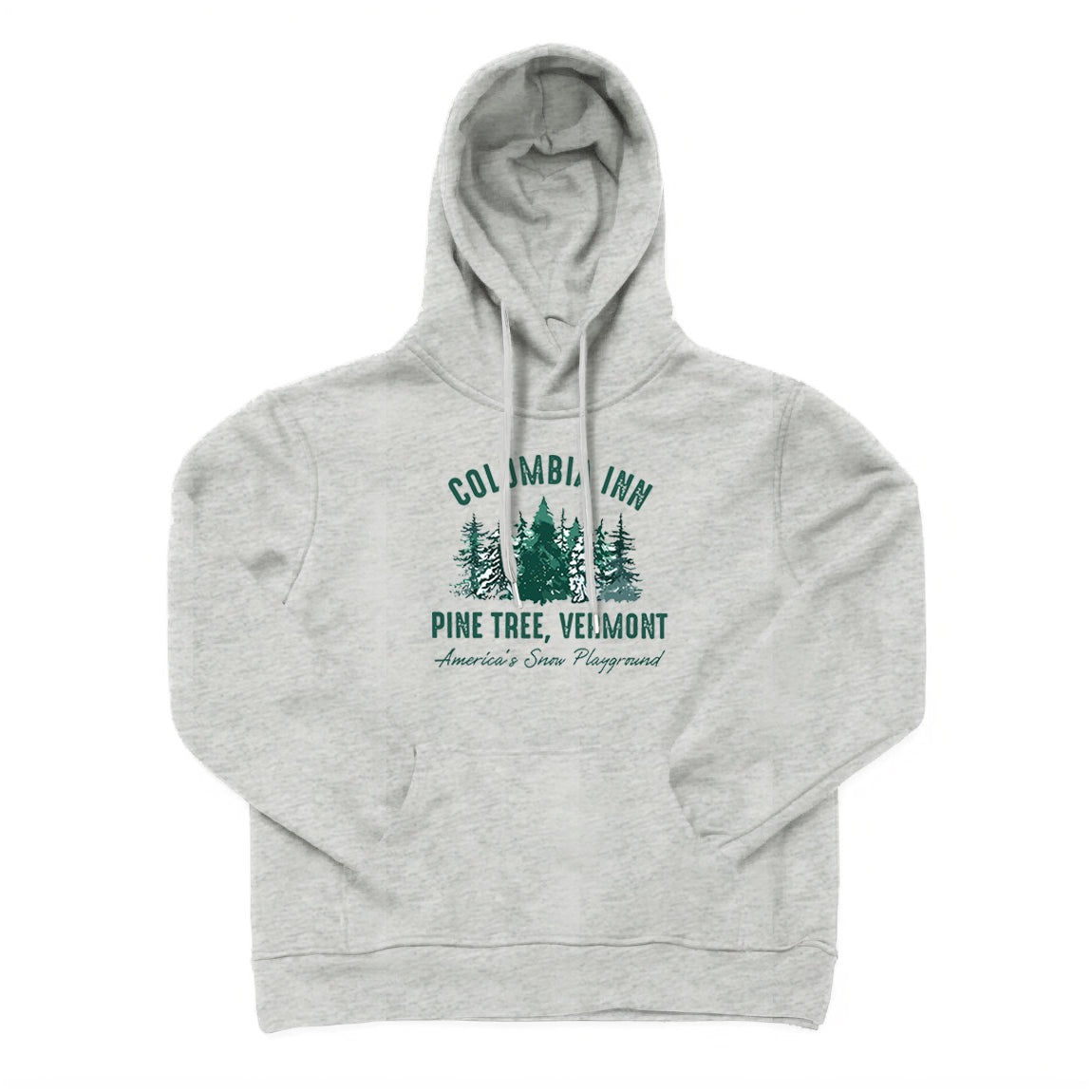 Christmas Columbia Inn Pine Tree Vermont Hoodie