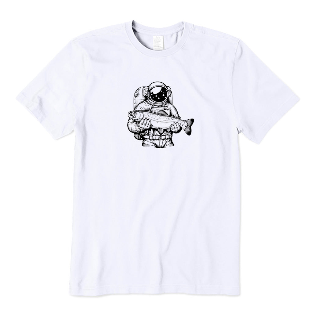 Astronaut Catches A Big Fish T-Shirt