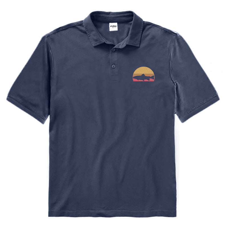 Trout Fishing Polo Shirt