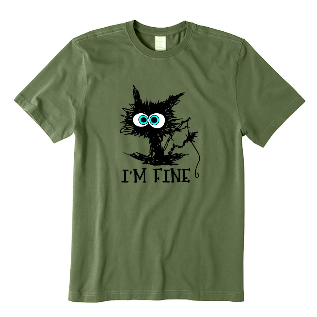 Fishing I'm Fine T-Shirt