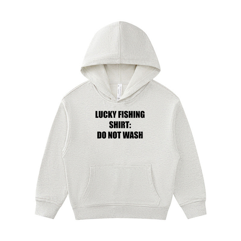 Lucky Fishing Shirt Do Not Wash Kid's Hoodie