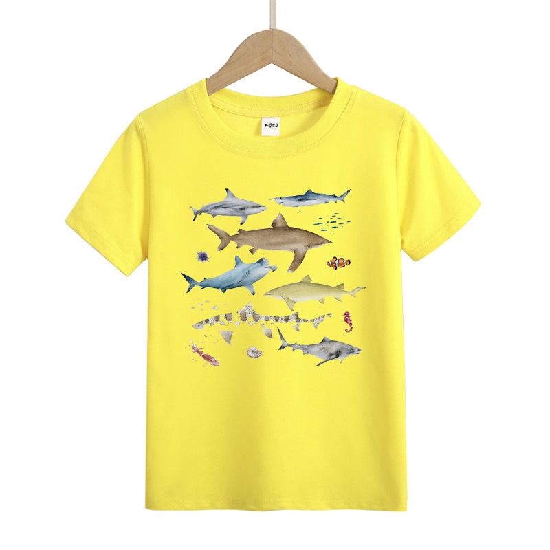 Shark Species  Kid's T-Shirts