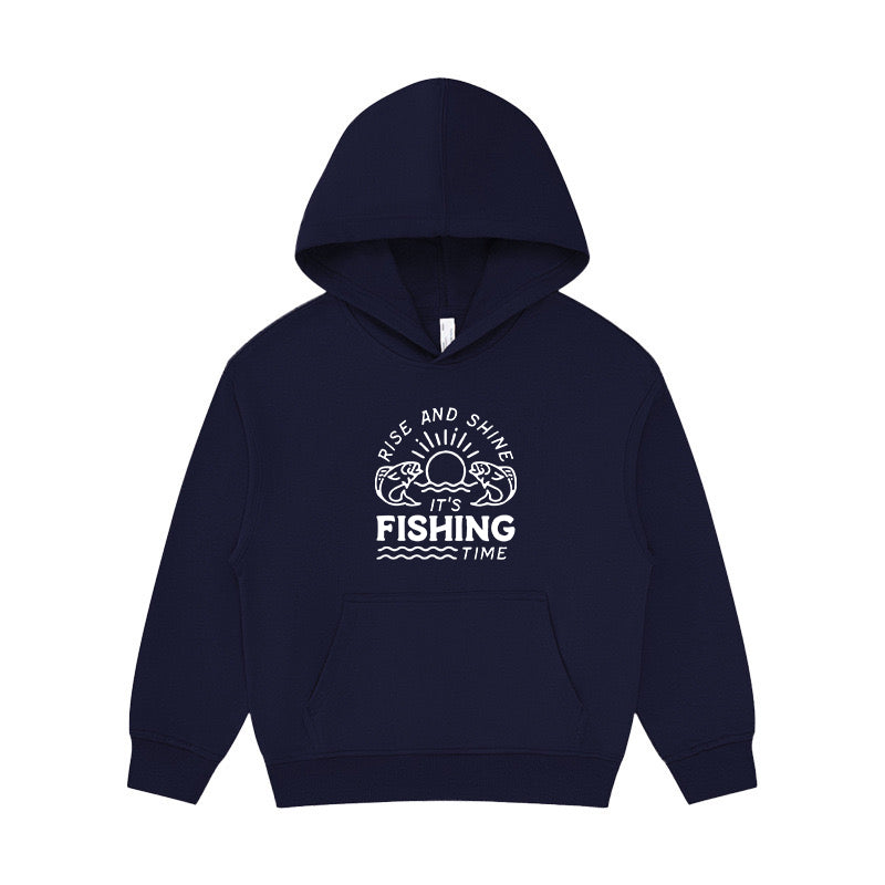 It's Fishing Time Kid's Hoodie