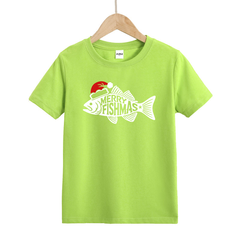 Merry Fishmas Kids T-Shirt