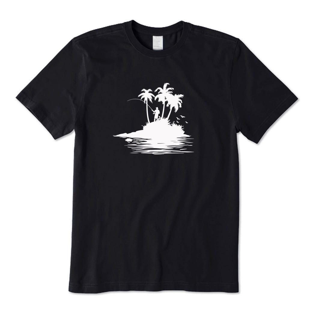 Fisherman with Bass T-Shirt