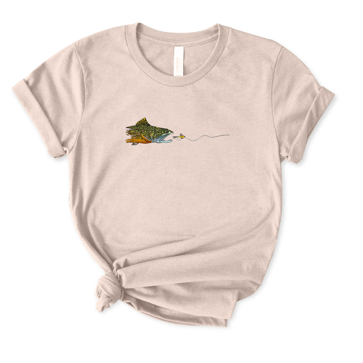 Fly Fishing Brook Trout T-Shirt FOR WOMEN