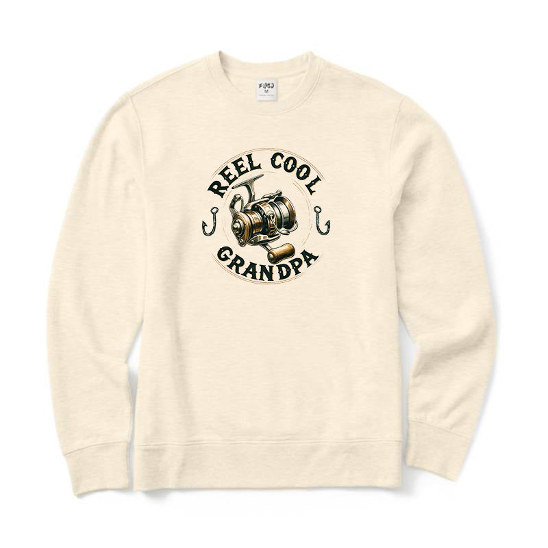 Reel Cool Grandpa Crewneck Sweatshirt