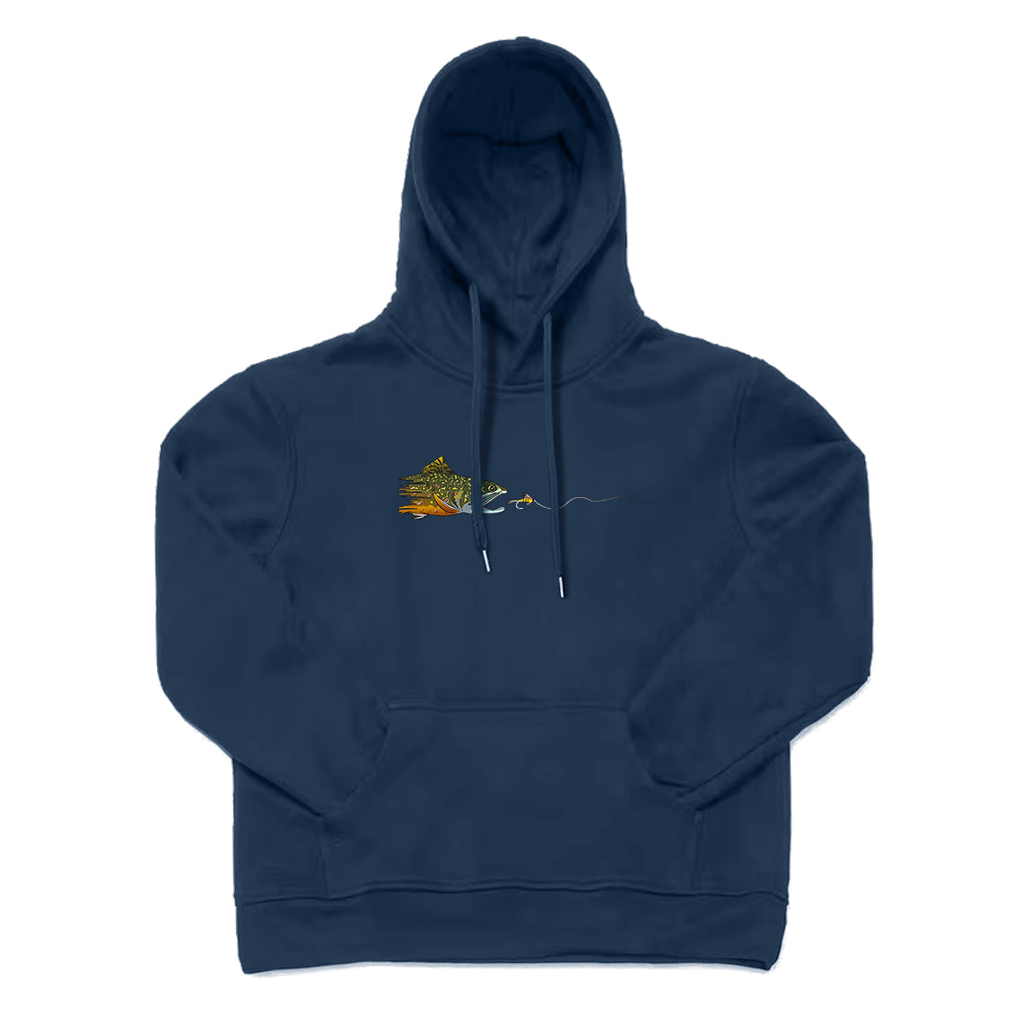 Fly Fishing Brook Trout Hoodie