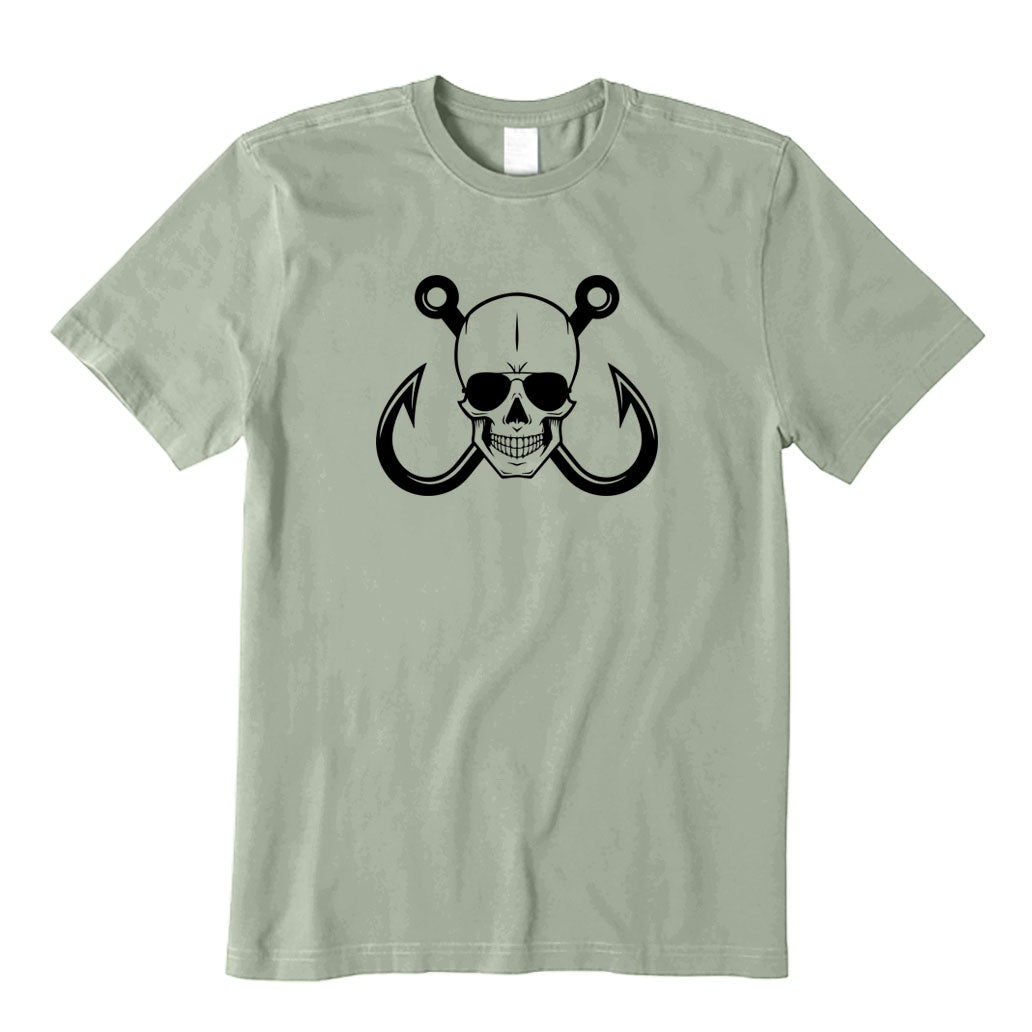 Skull Fishing Hook T-Shirt