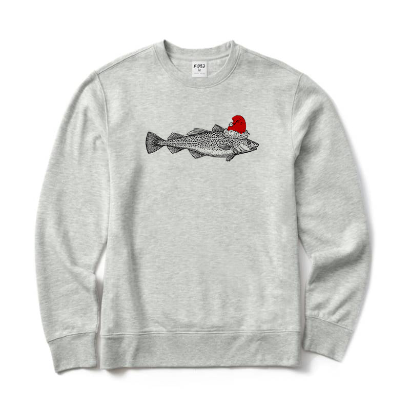 Christmas Fish Crewneck Sweatshirt