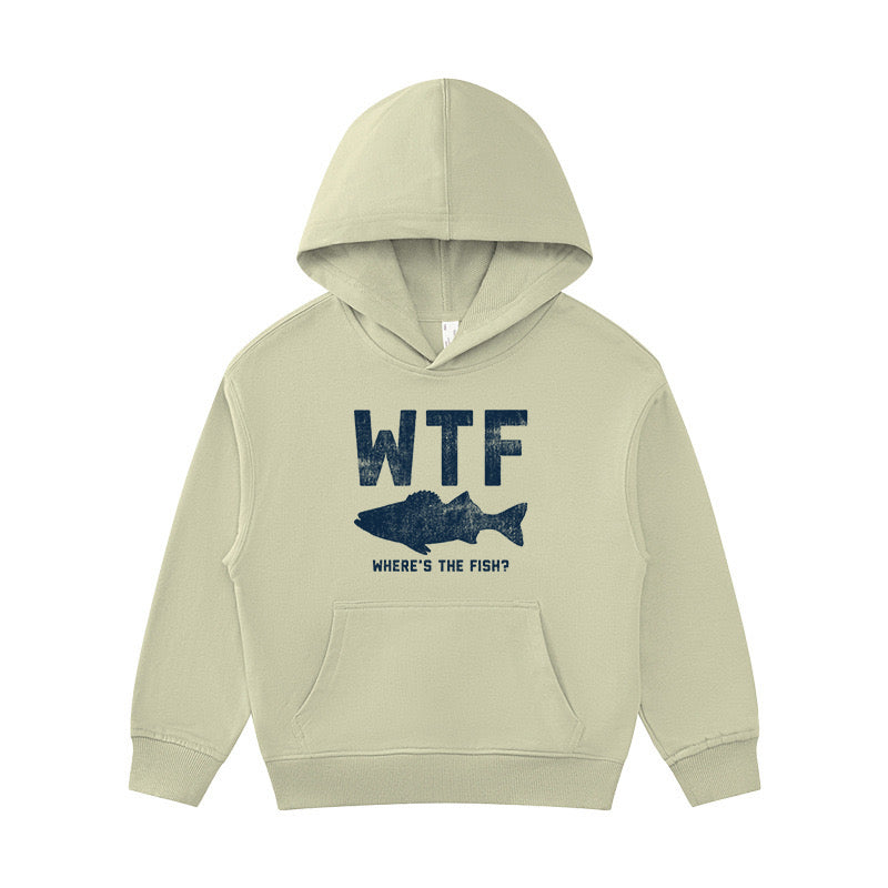 Where's The Fish Kid's Hoodie