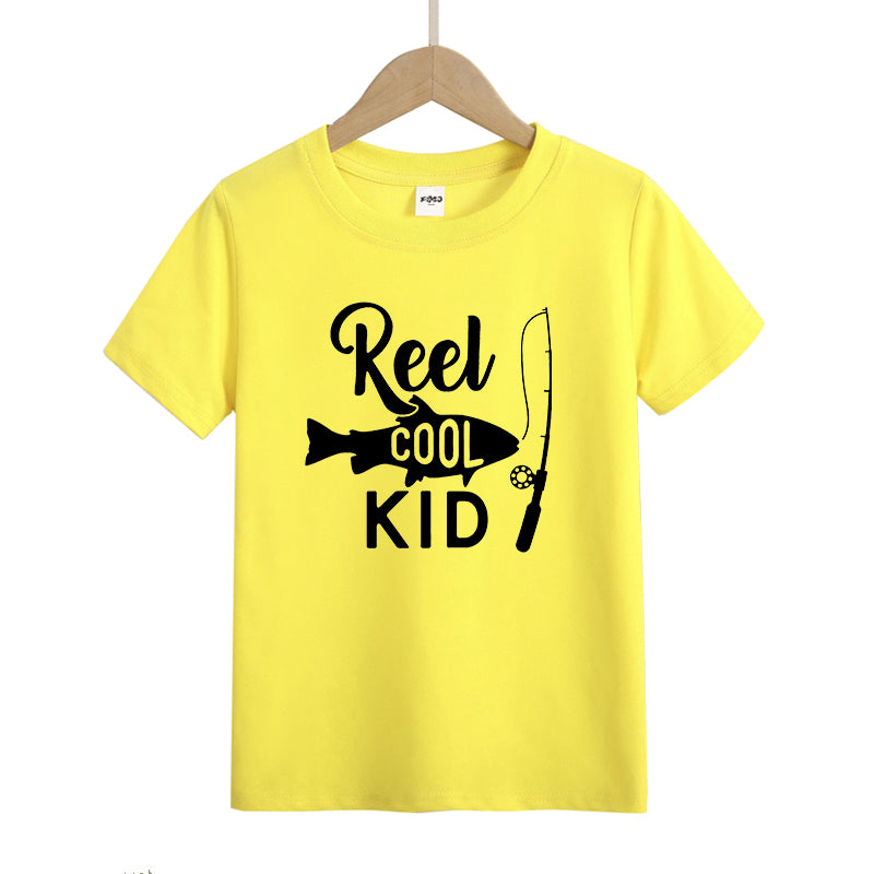 Reel Cool Kid Fishing Kid's T-Shirts