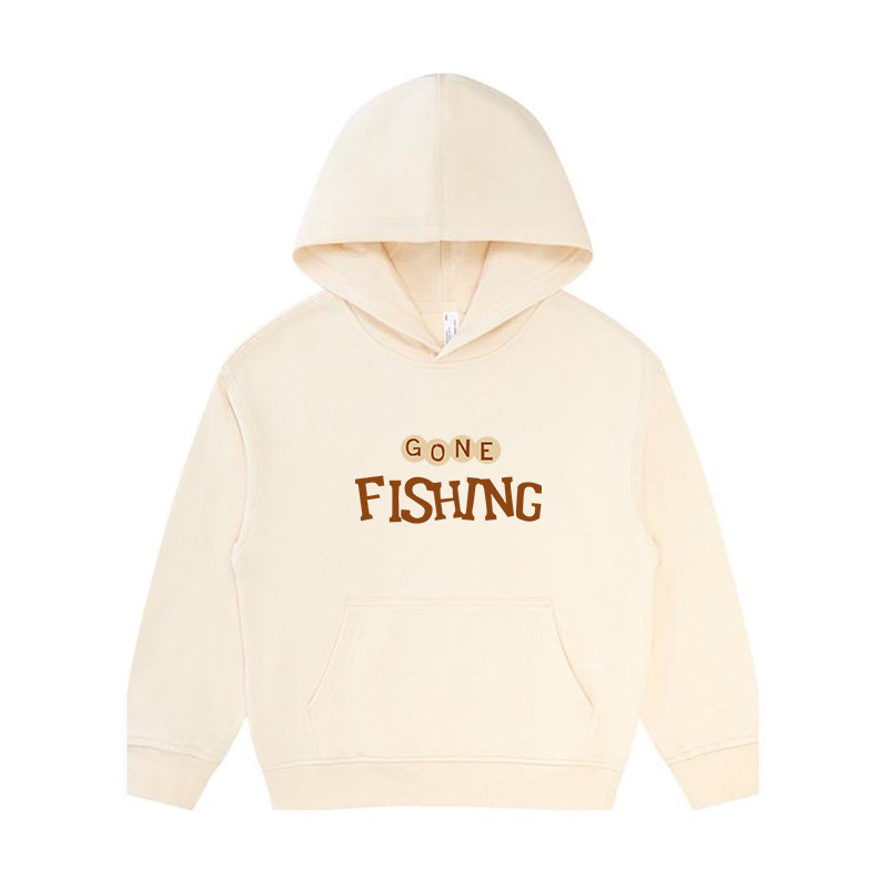 Gone Fishing Kid's Hoodie