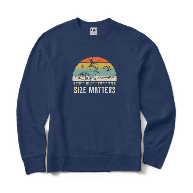 Size Matters Fish Crewneck Sweatshirt