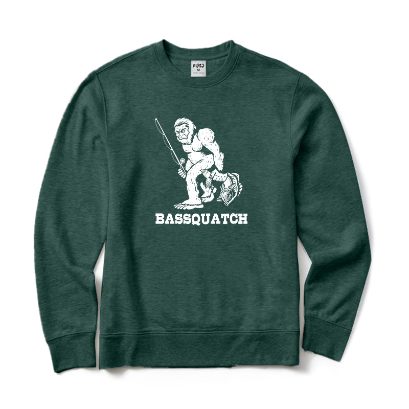 Bigfoot Fishing Crewneck Sweatshirt