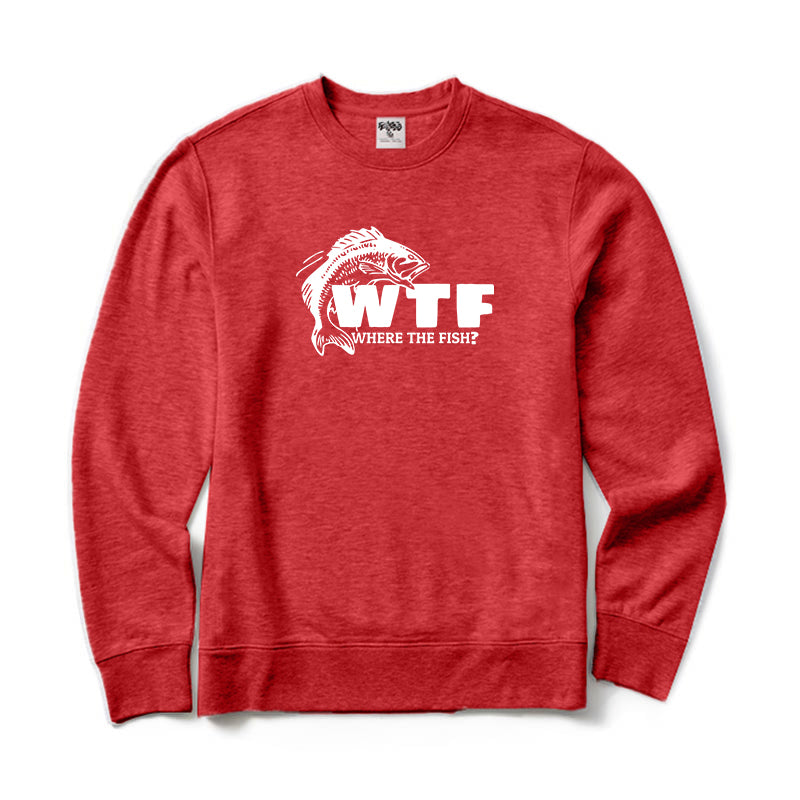 WTF Where's The Fish? Crewneck Sweatshirt