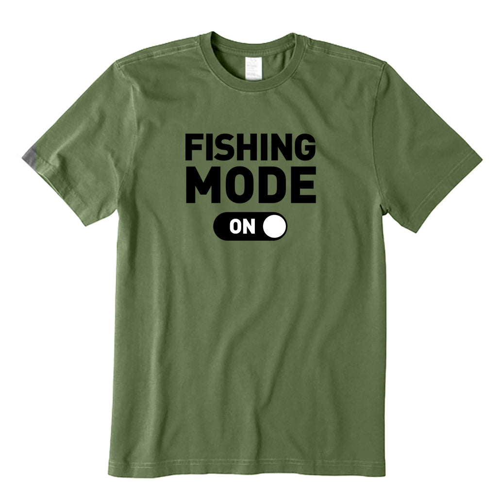 Fishing Mode On T-Shirt