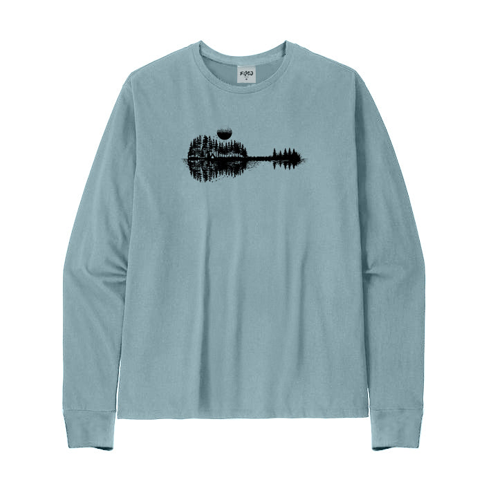 Nature Guitar Long Sleeve T-Shirt