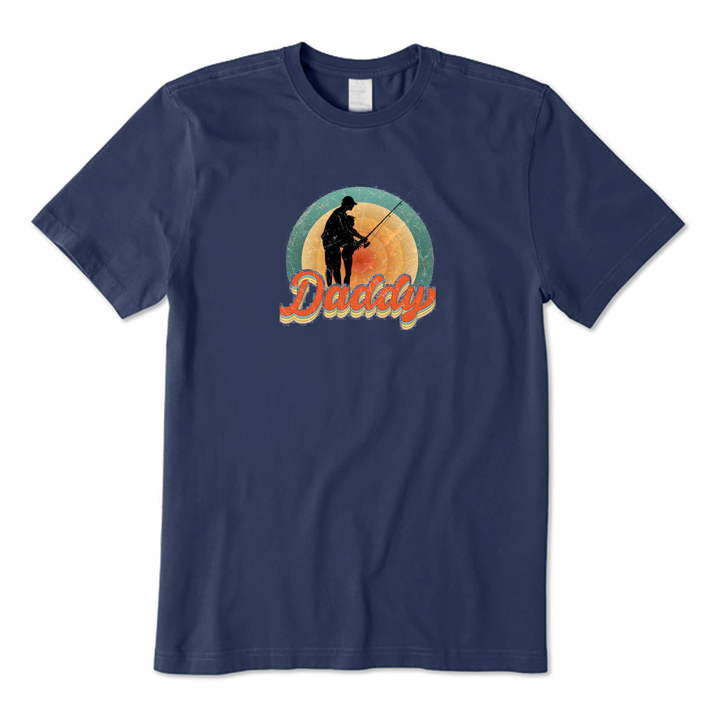 Vintage Fishing Dad and Daughter T-Shirt