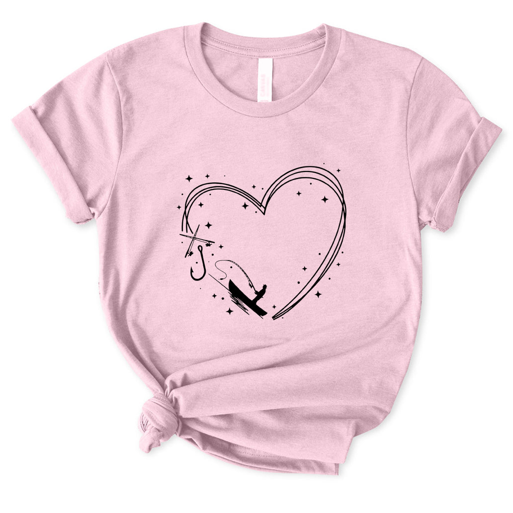 Love Fishing T-Shirt for Women