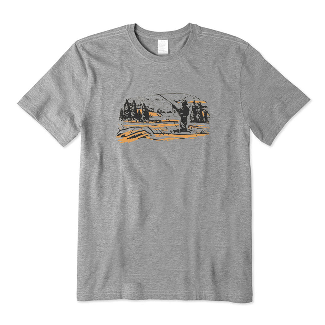 Fly Fishing Scene T-Shirt