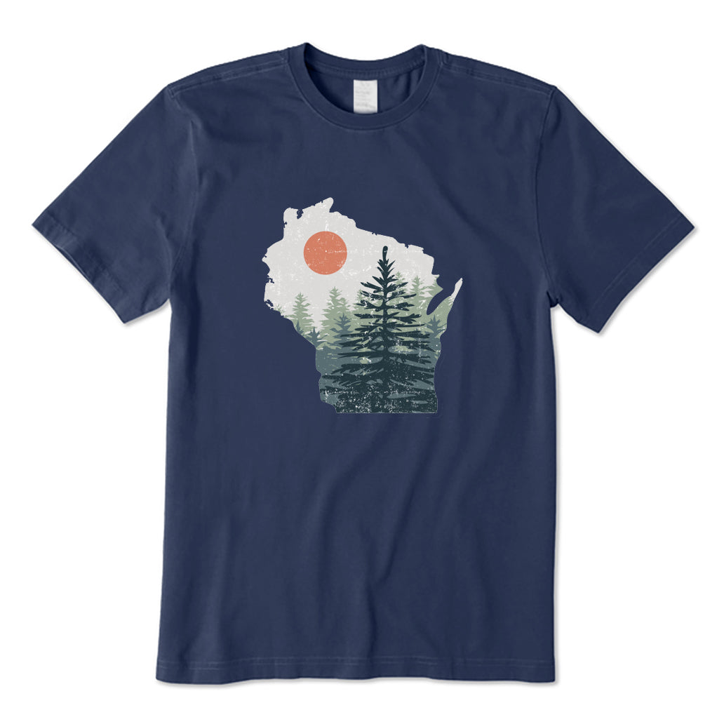 Wisconsin Pine Trees T-Shirt