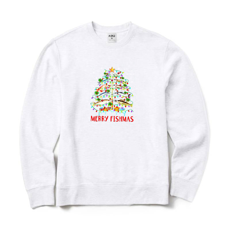 Merry Fishmas Crewneck Sweatshirt