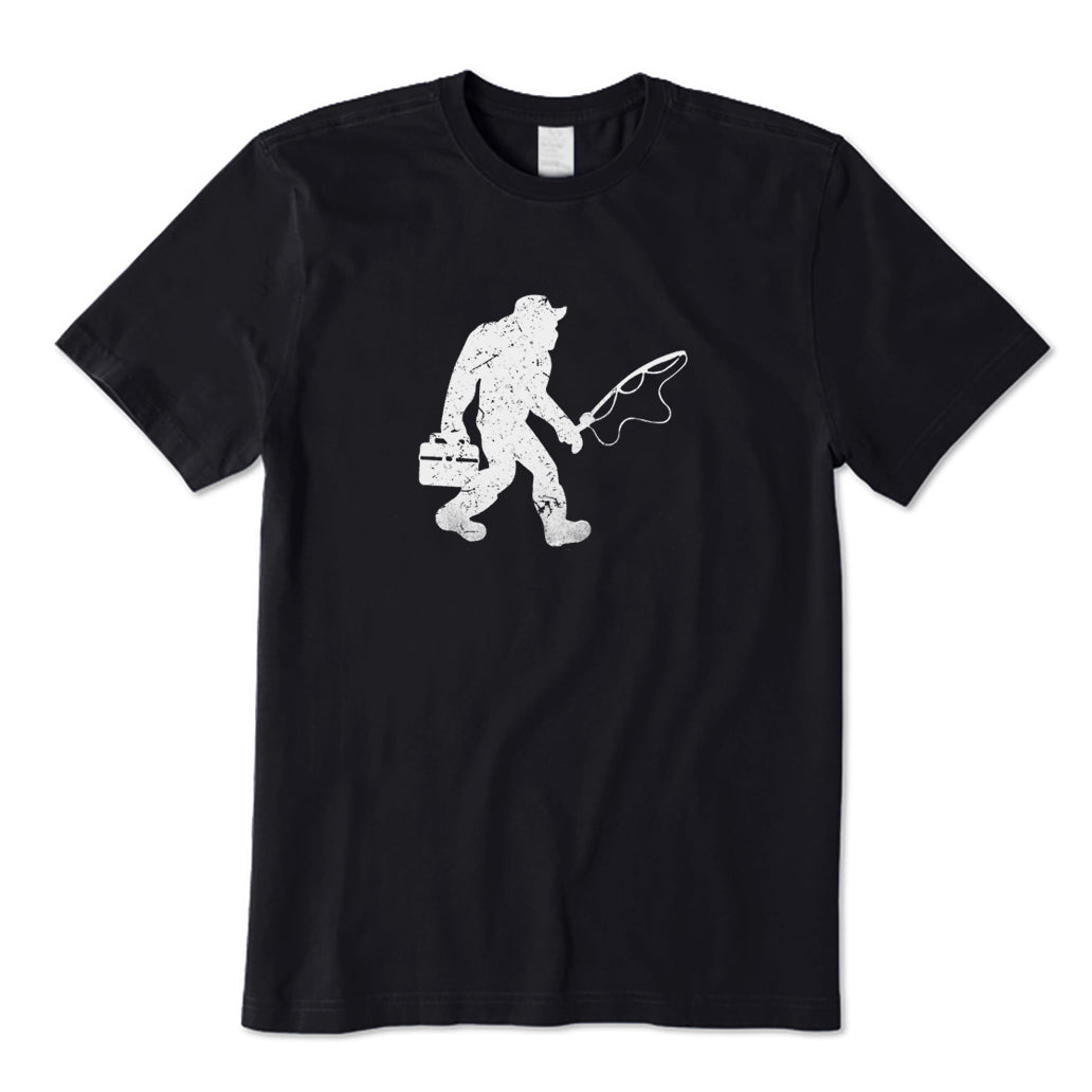 Sasquatch Go Fishing T-Shirt