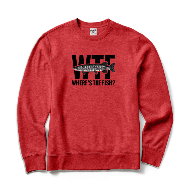 WTF Where's The Fish? Crewneck Sweatshirt