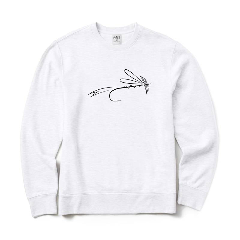 Funny Fly Fishing Crewneck Sweatshirt