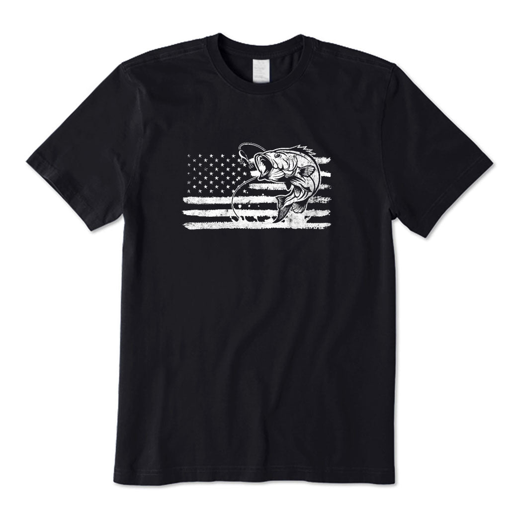 American Flag Fishing T-Shirt