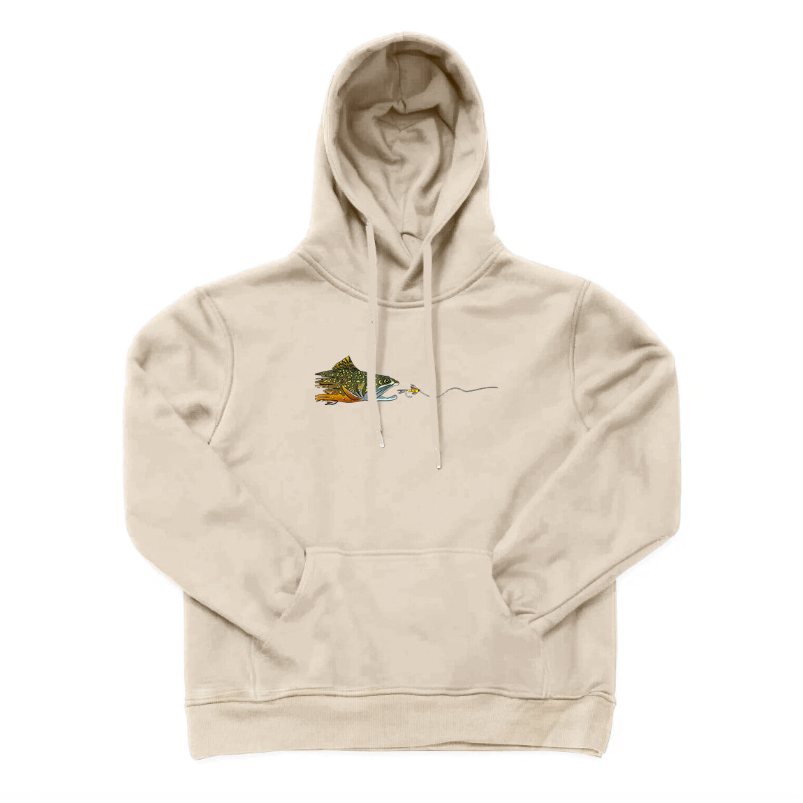 Fly Fishing Brook Trout Hoodie