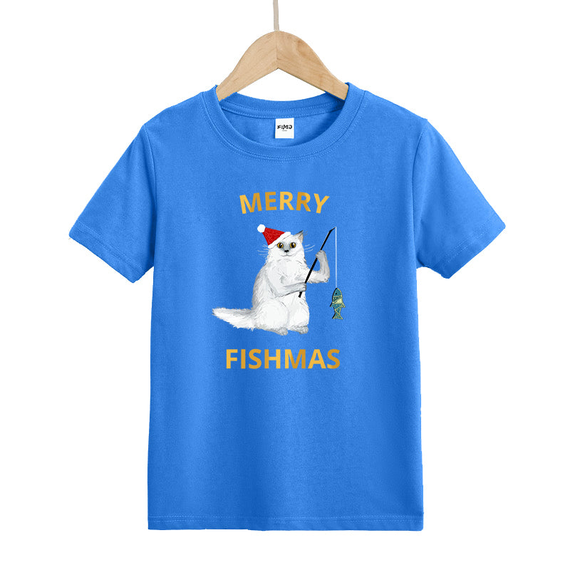 Merry Fishmas Kids T-Shirt