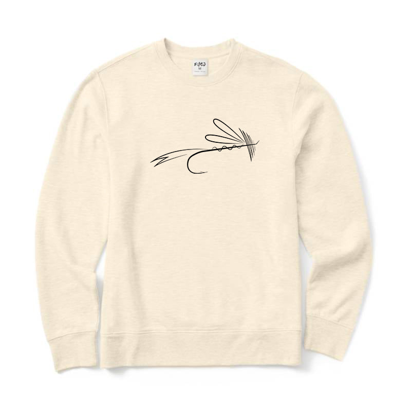 Funny Fly Fishing Crewneck Sweatshirt