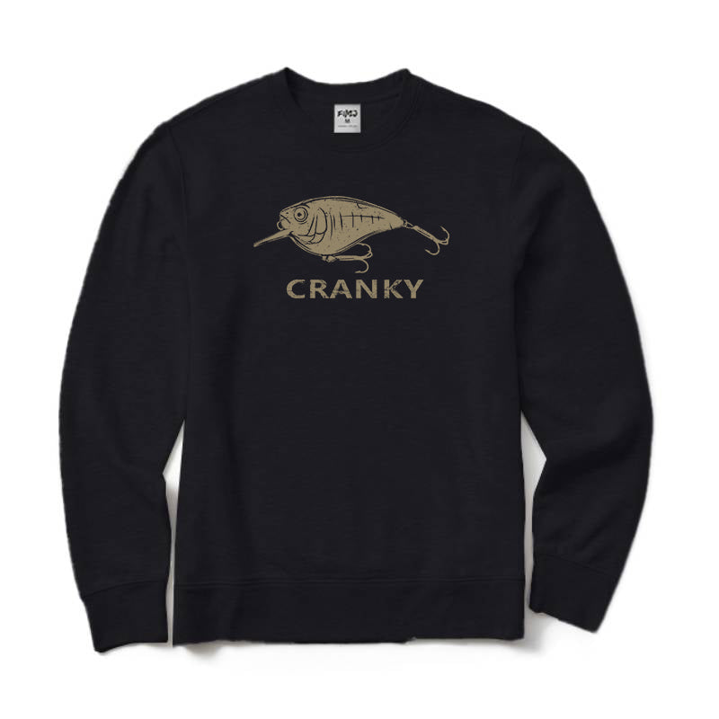 Cranky Fishing Crewneck Sweatshirt