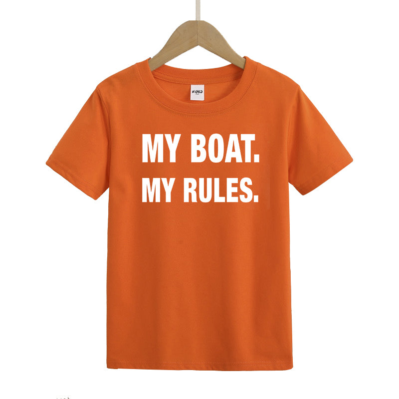 My Boat My Rules Kids T-Shirt