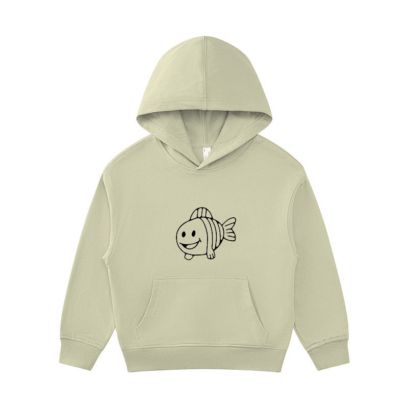 Cute fish Kid's Hoodie