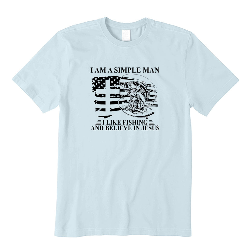 I Like Fishing And Believe In Jesus T-Shirt