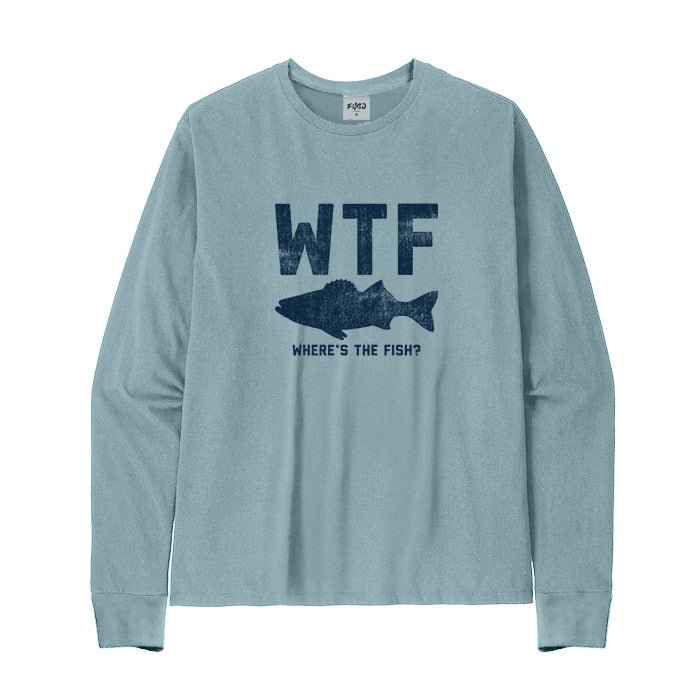 WHERE'S THE FISH Long Sleeve T-Shirt