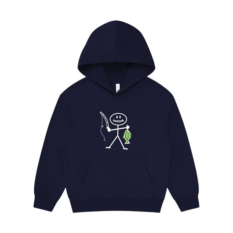 Happy Fishing Kid's Hoodie