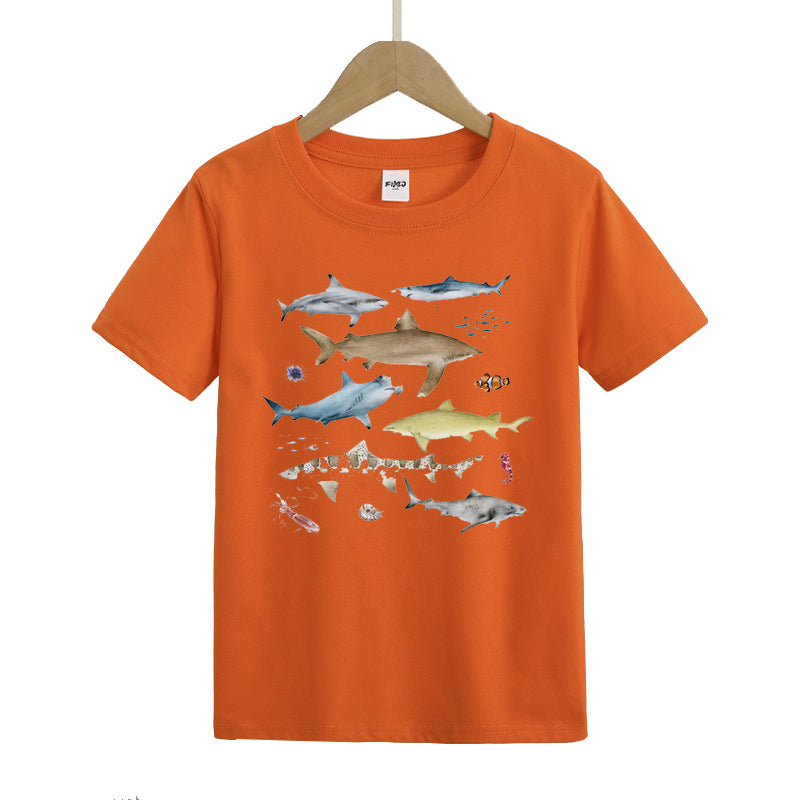 Shark Species  Kid's T-Shirts