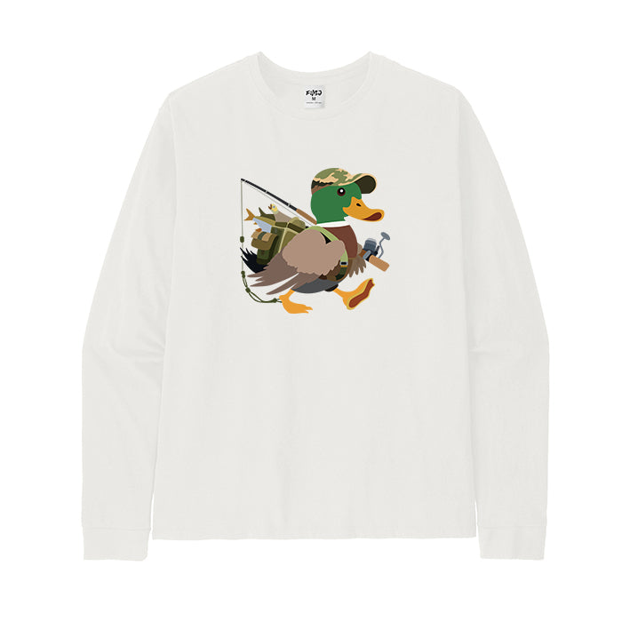 Duck Fishing Long Sleeve T-Shirt