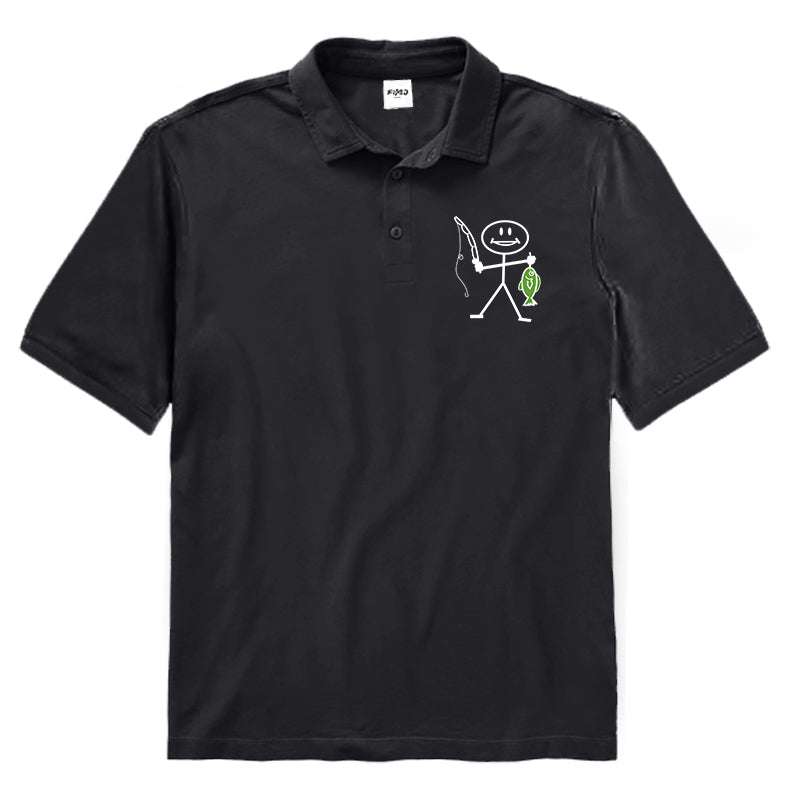 HAPPY FISHING Polo Shirt