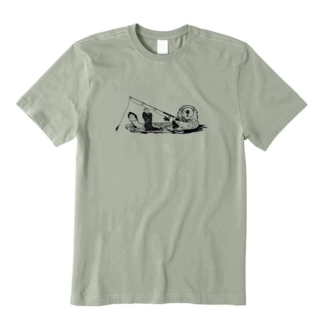 Otter Fishing T-Shirt