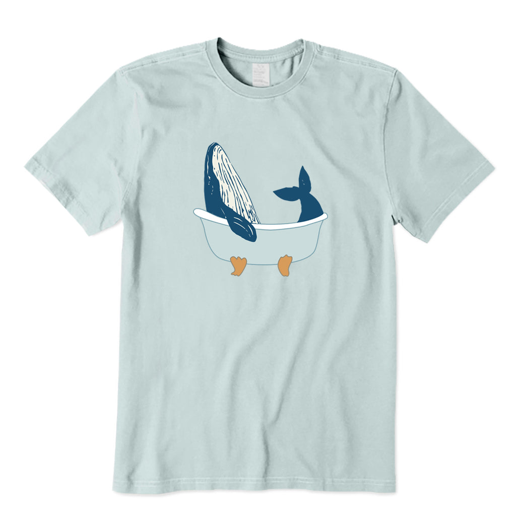 Whale in Bathtub T-Shirt