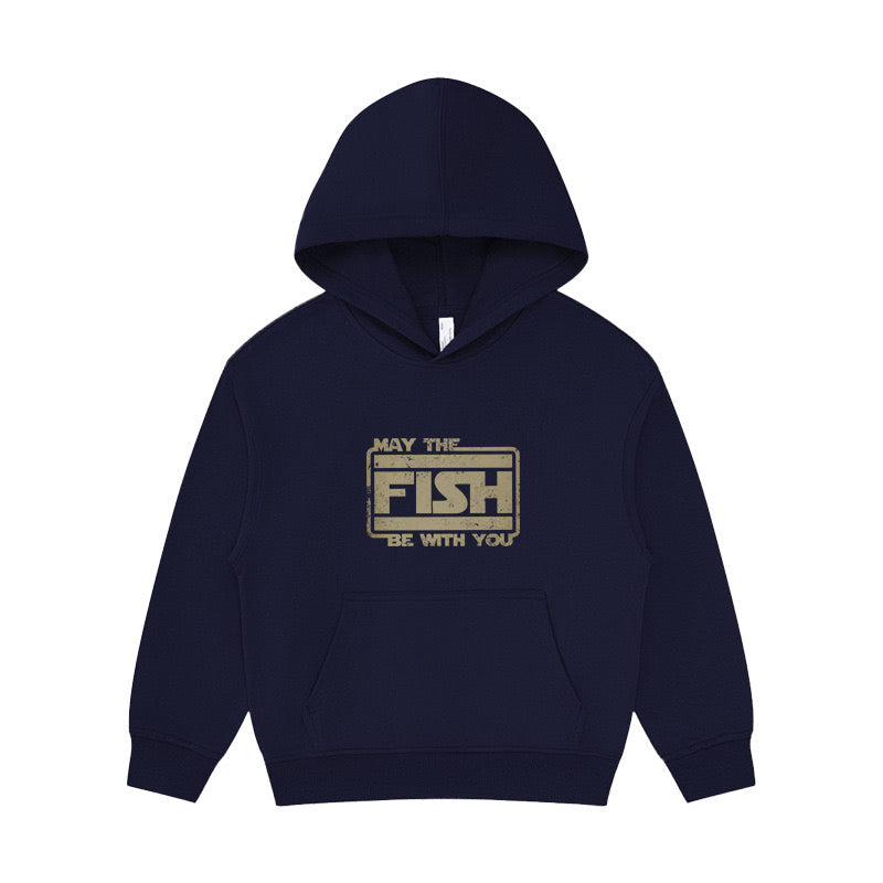 May The Fish Be with You Kid's Hoodie