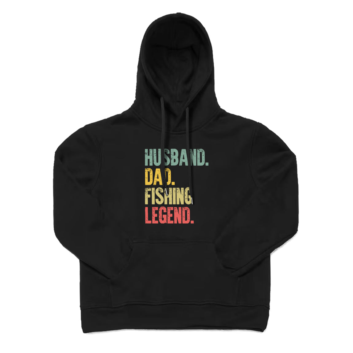 Husband Dad Fishing Legend Hoodie