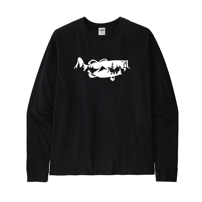 MOUNTAIN BASS Long Sleeve T-Shirt